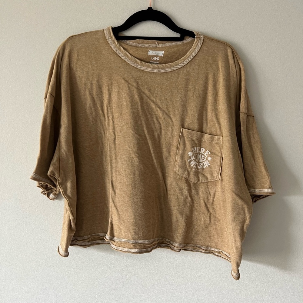 Tailgate Cropped Beatles Graphic Tee